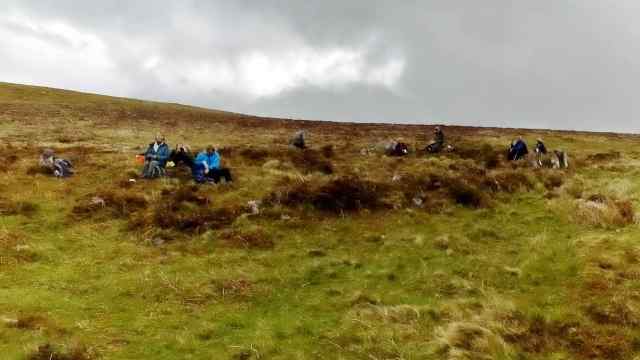 Coffee on the slopes of Cosdon Beacon